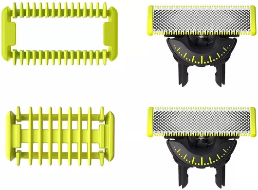 Ανταλλακτικές Κεφαλές Philips για Ξυριστική Μηχανή Oneblade 360 Σετ 4τμχ
