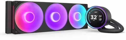Υδρόψυξη Επεξεργαστή NZXT Kraken Elite 360 v2 Τριπλού Ανεμιστήρα 120mm για Socket 1700/1200 με RGB Φωτισμό Μαύρο