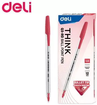 Στυλό Deli 43322 Think Κόκκινο