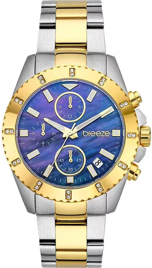 Γυναικείο Ρολόι Breeze Μεταλλικό Μπρασελέ Ασημί