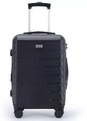 Βαλίτσα Ταξιδίου Lavor Καμπίνας Σκληρή Ύψους 55cm με 4 Ρόδες Μαύρο