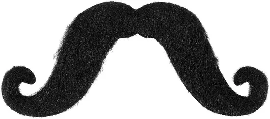 Αποκριάτικο Αξεσουάρ Widmann Μουστάκι Music Star Μαύρο