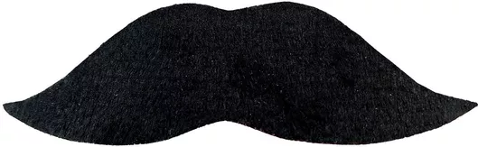 Αποκριάτικο Αξεσουάρ Widmann Μουστάκι Βασιλιά Μαύρο