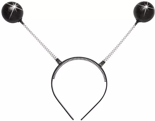 Αποκριάτικο Αξεσουάρ Widmann Στέκα Μαλλιών με Κεραίες Μαύρο