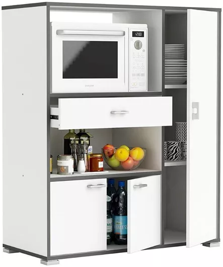 Ντουλάπι Κουζίνας Polihome Barl 40x90x111.8cm Λευκό/Φυσικό