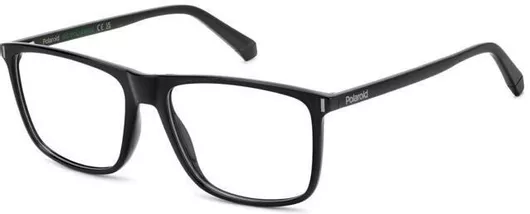 Ανδρικός Σκελετός Γυαλιών Οράσεως Polaroid PLDD536-807-58 Τετράγωνος Μαύρο