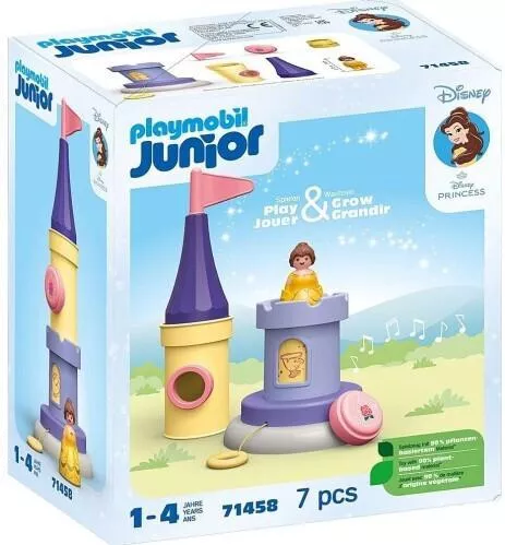 Playmobil Junior Ο Μουσικός Πύργος Της Μπελ για 1-4 ετών