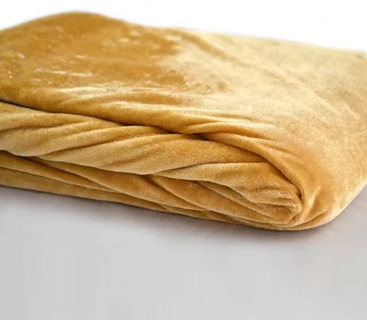 Χριστουγεννιάτικο Ύφασμα Βελούδινο 3x1.5m Χρυσό