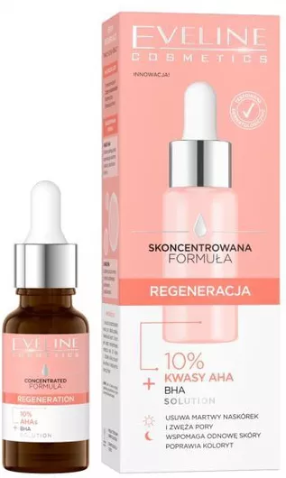 Serum Προσώπου Eveline Concentrated 10% Aha & Bha 18ml