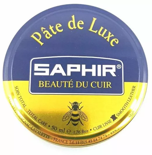Γυαλιστικό Παπουτσιών Saphir Pâte de Luxe για Δερμάτινα Παπούτσια 50ml Καφέ