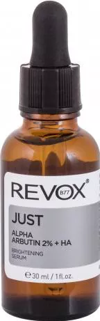 Revox Just Alpha Arbutin 2% + HA Ενυδατικό & Αντιγηραντικό Serum Προσώπου με Υαλουρονικό Οξύ για Αποτοξίνωση & Λάμψη 30ml