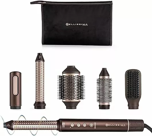 Bellissima Prodigy Κεραμική Ηλεκτρική Βούρτσα με Αέρα & Περιστρεφόμενη Κεφαλή για Ίσιωμα και Μπούκλες 1200W