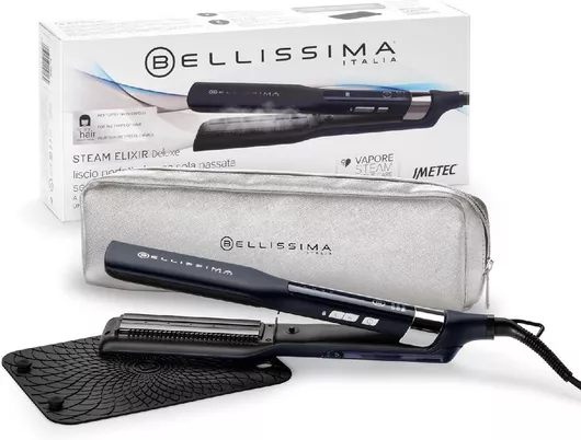 Bellissima Steam Elixir 11880 Πρέσα Μαλλιών με Κεραμικές Πλάκες 235W