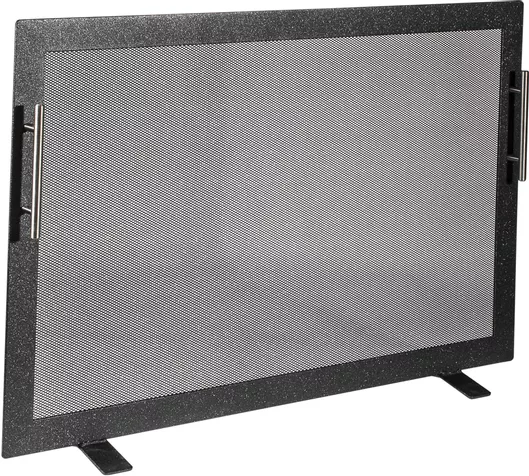 Προστατευτική Σίτα Τζακιού Τουλούζη 570 Μεταλλική 80x53cm Μαύρο