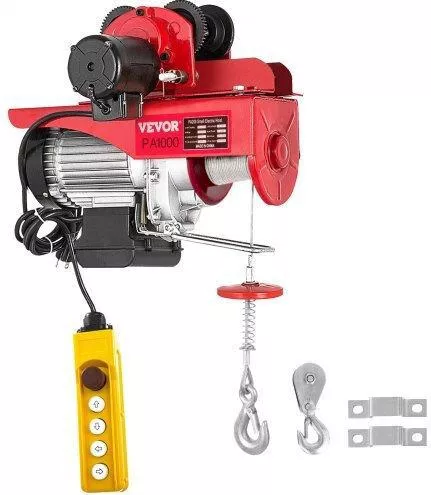 Βιντζιρέλος με Τρόλεϊ Vevor DDHL1000KGXCZH001V2 Ηλεκτρικός 1000kg