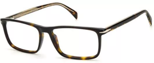 Ανδρικός Σκελετός Γυαλιών Οράσεως David Beckham DB1019-086-54 Ορθογώνια Κοκκάλινος Ταρταρούγα