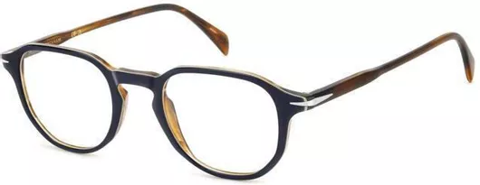 Ανδρικός Σκελετός Γυαλιών Οράσεως David Beckham DB1140-S9W-49 Γεωμετρικά Κοκκάλινος Μαύρο