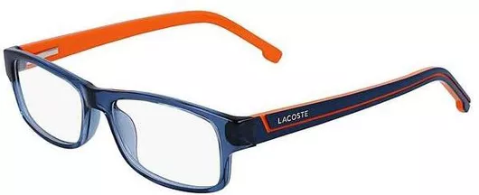 Ανδρικός Σκελετός Γυαλιών Οράσεως Lacoste L2707-421-5115 Ορθογώνια Κοκκάλινος Μπλε