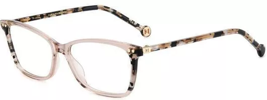 Γυναικείος Σκελετός Γυαλιών Οράσεως Carolina Herrera HER0280-35J-52 Ορθογώνια Κοκκάλινος Διάφανο