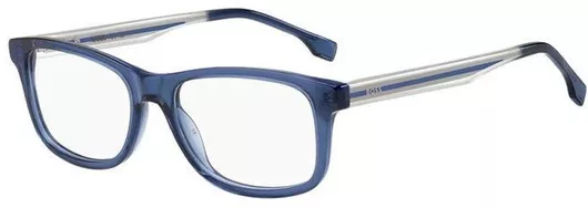 Ανδρικός Σκελετός Γυαλιών Οράσεως Hugo Boss BOSS1547-OXZ-51 Τετράγωνος Κοκκάλινος Μπλε