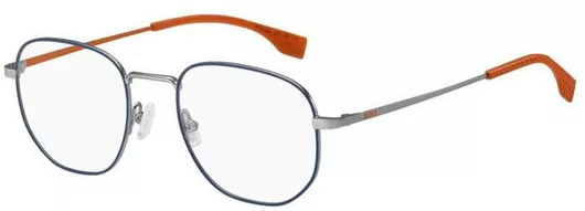 Ανδρικός Σκελετός Γυαλιών Οράσεως Hugo Boss BOSS1550-DTY-48 Γεωμετρικός Μεταλλικός Μπλε