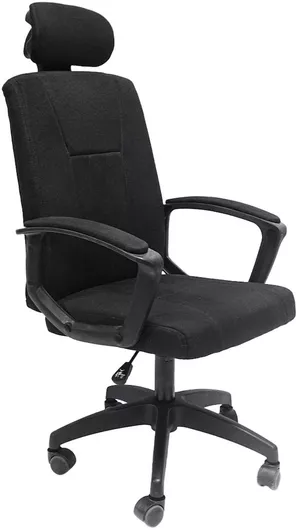 Καρέκλα Γραφείου με Ανάκλιση Nimble Μαύρο HomeMarkt