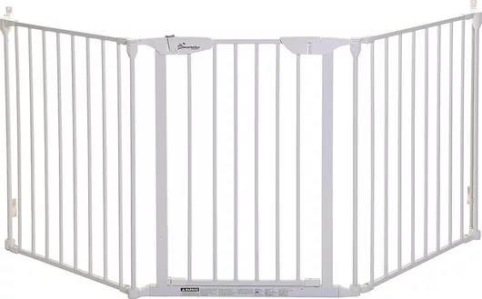 Προστατευτική Πόρτα Dreambaby Newport Πτυσσόμενες με Βίδες από Μέταλλο 200x74cm Σετ 3τμχ Λευκό