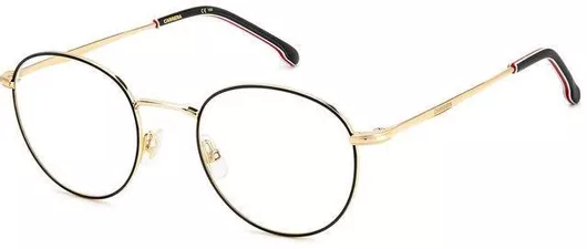 Unisex Σκελετός Γυαλιών Οράσεως Carrera CARRERA307-2M2-50 Στρογγυλός Μεταλλικός Χρυσό