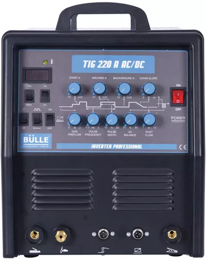 Ηλεκτροκόλληση Bulle Inverter Παλμικό Tig Ac/Dc & Mma