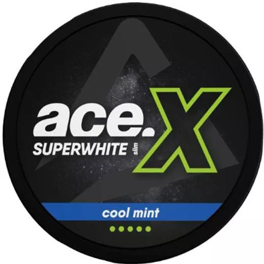 Pouches Νικοτίνης Ministry of Snus Ace X Slim Extra Strong Cool Mint 13mg 