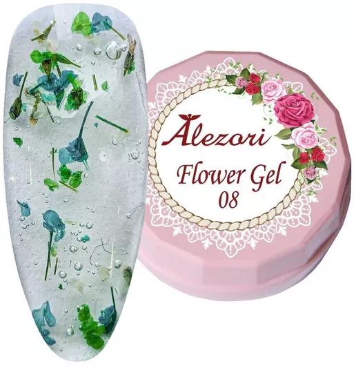 Gel Νυχιών Alezori Flower Gel 08 6gr