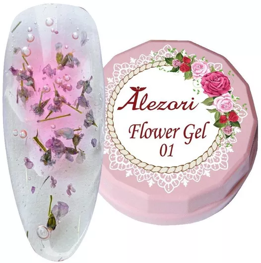 Gel Νυχιών Alezori Flower Gel 01 6gr
