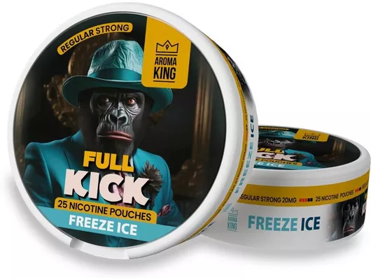 Pouches Νικοτίνης Aroma King Full Kick Regular Strong Freeze Ice 20mg/g