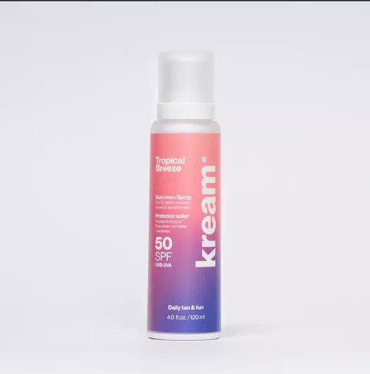 Αντηλιακό Λάδι Σώματος Kream Tropical Breeze Αδιάβροχο SPF50+ σε Spray 200ml