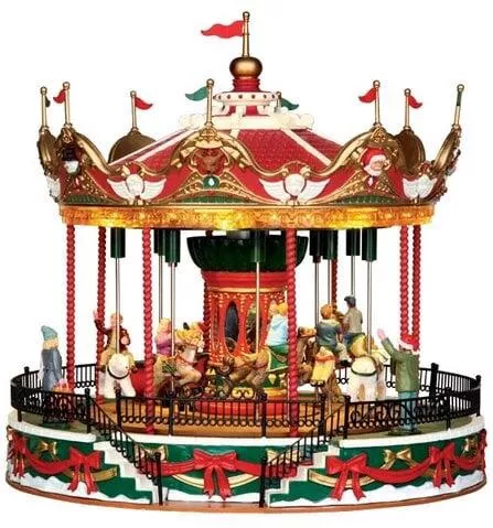 Καρουζέλ Lemax Santa Carousel 26.6x26.8cm 