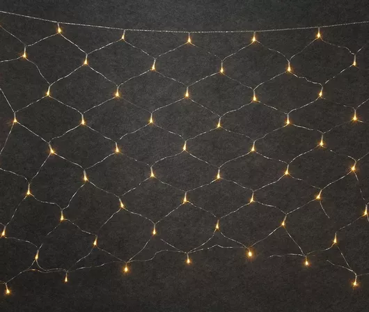 Χριστουγεννιάτικα Λαμπάκια Lianos Ρεύματος Κουρτίνα με 300 LED Λαμπάκια 300cm x 2m Θερμό Λευκό