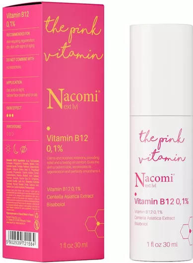 Serum Προσώπου Nacomi Next Level Vitamin B12 0,1% Ενυδατικό για Λάμψη 30ml