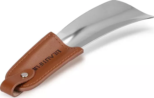 Κόκκαλο Παπουτσιών Navaris Inox 16cm με Θήκη Συνθετικού Δέρματος