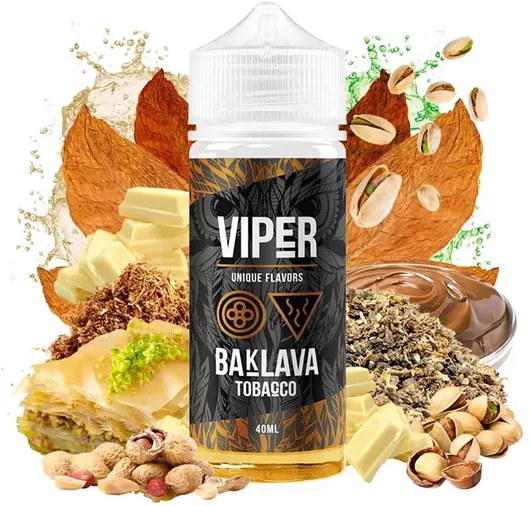 Υγρό Αναπλήρωσης Ηλεκτρονικού Τσιγάρου Viper Flavor Shot Baklava 40ml/120ml 533409