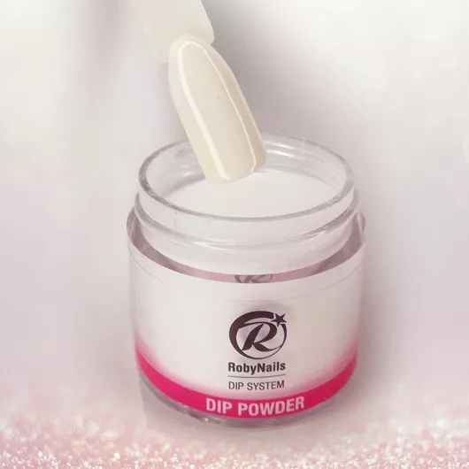 Σκόνη Ακρυλικού Roby Nails Dipping French White 20gr