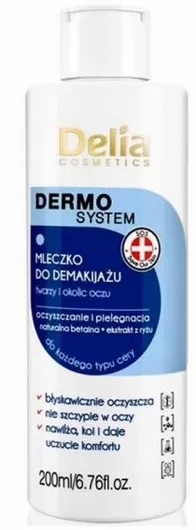 Delia Cosmetics Dermo System Γαλάκτωμα Αφαίρεσης Μακιγιάζ Προσώπου & Ματιών 210ml