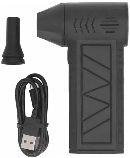 Ανεμιστηράκι Super Jet Fan HYH-159 Χειρός με Φακό 130000rpm Μαύρο