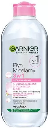 Garnier Skin Naturals 3in1 Micellar Water Αφαίρεσης Μακιγιάζ Προσώπου 400ml