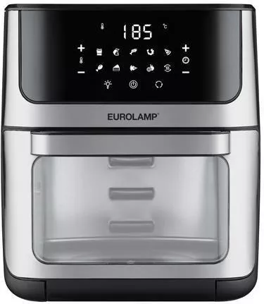 Eurolamp Air Fryer 12lt Ασημί 300-70044