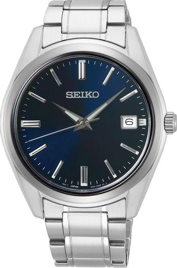 Ανδρικό Ρολόι Seiko SUR309P1 με Μεταλλικό Μπρασελέ Ασημί