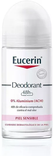 Eucerin Piel Sensible Αποσμητικό 48h σε Roll-On 50ml
