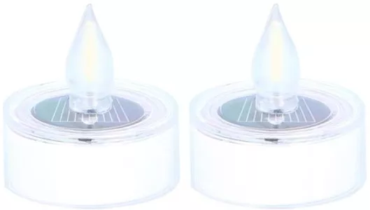 Ηλιακά Φωτιστικά Grundig LED Ρεσώ Σετ 2τμχ 5x2cm 