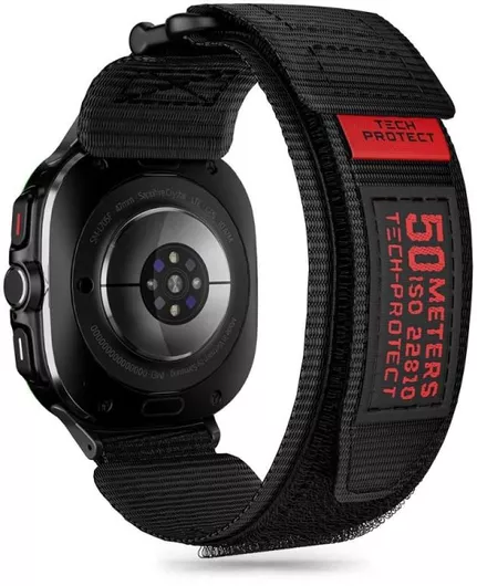 Λουράκι Smartwatch Tech-Protect για Samsung Galaxy Watch Ultra 47mm Νάυλον Μαύρο
