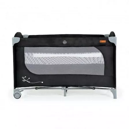 Cangaroo Skyglow Παρκοκρέβατο 2 Επιπέδων με Στρώμα 125x62cm Μαύρο