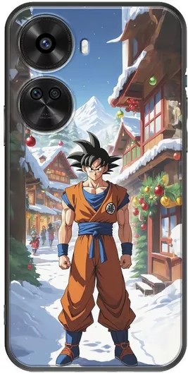 Θήκη Κινητού Back Cover για Huawei nova 12 SE - Black TPU - Xmas Anime - Son Goku